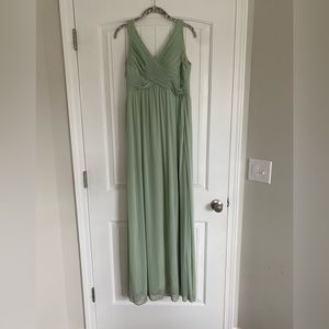 Azazie Oceana Bridesmaid Dress Dusty Sage